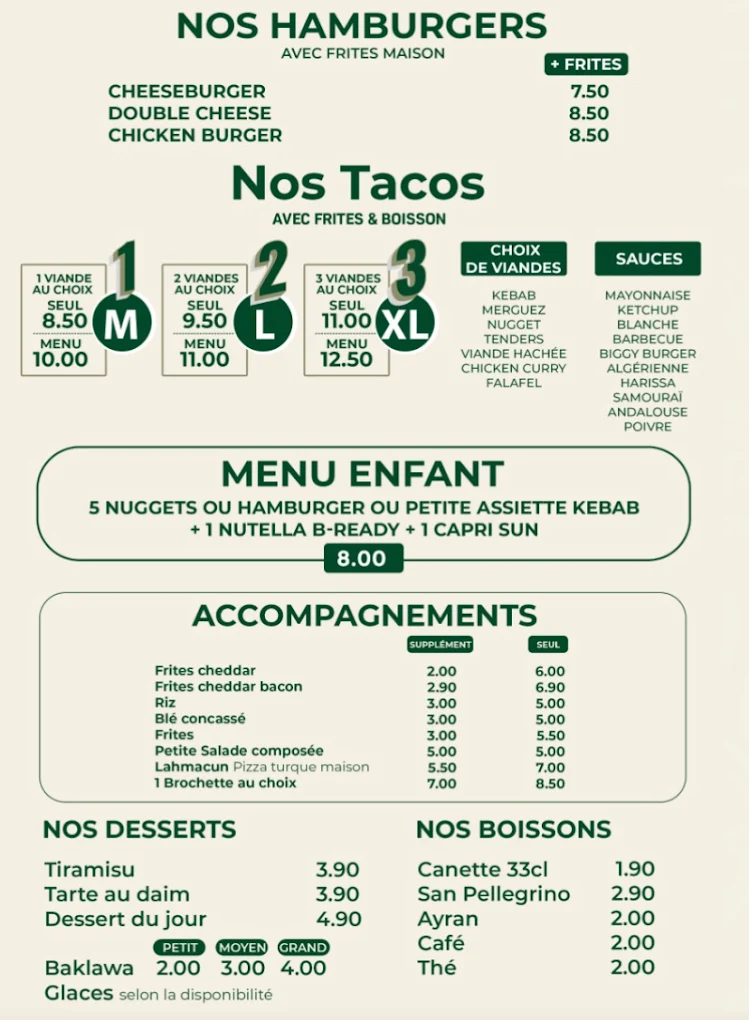 Los Brothers menu 7